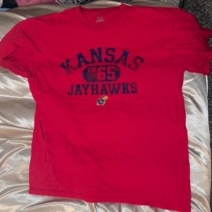 Kansas Jayhawks T-shirt size: adult Large